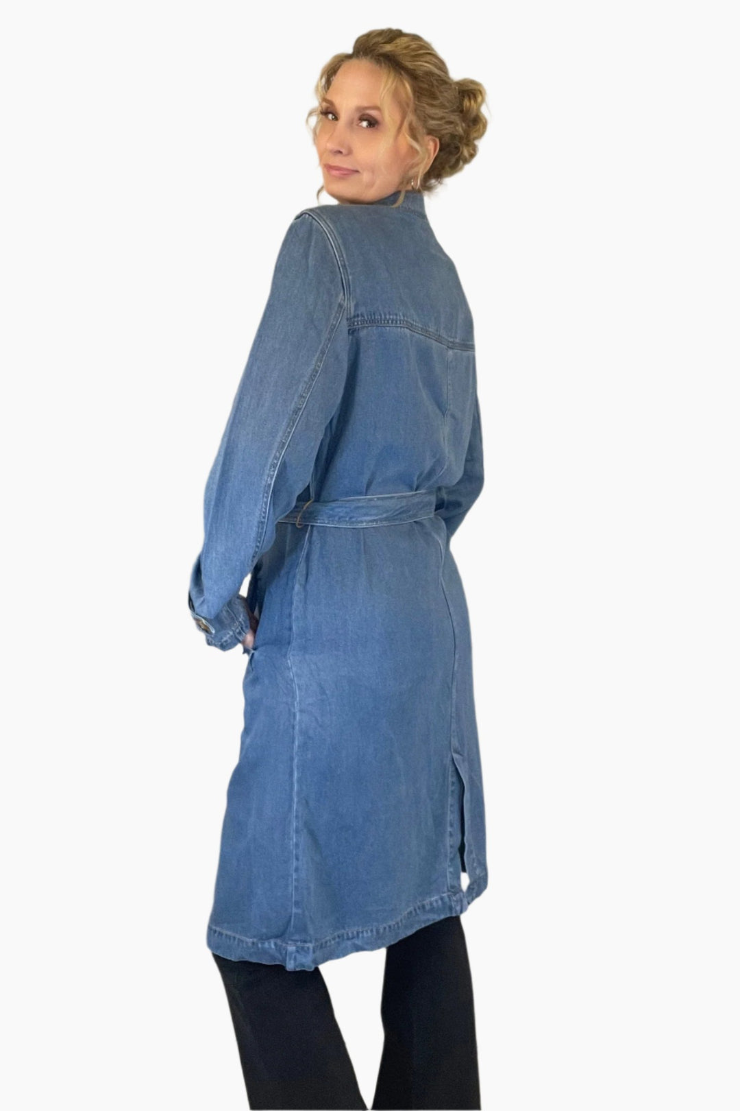 Denim Trench Coat - Final Sale