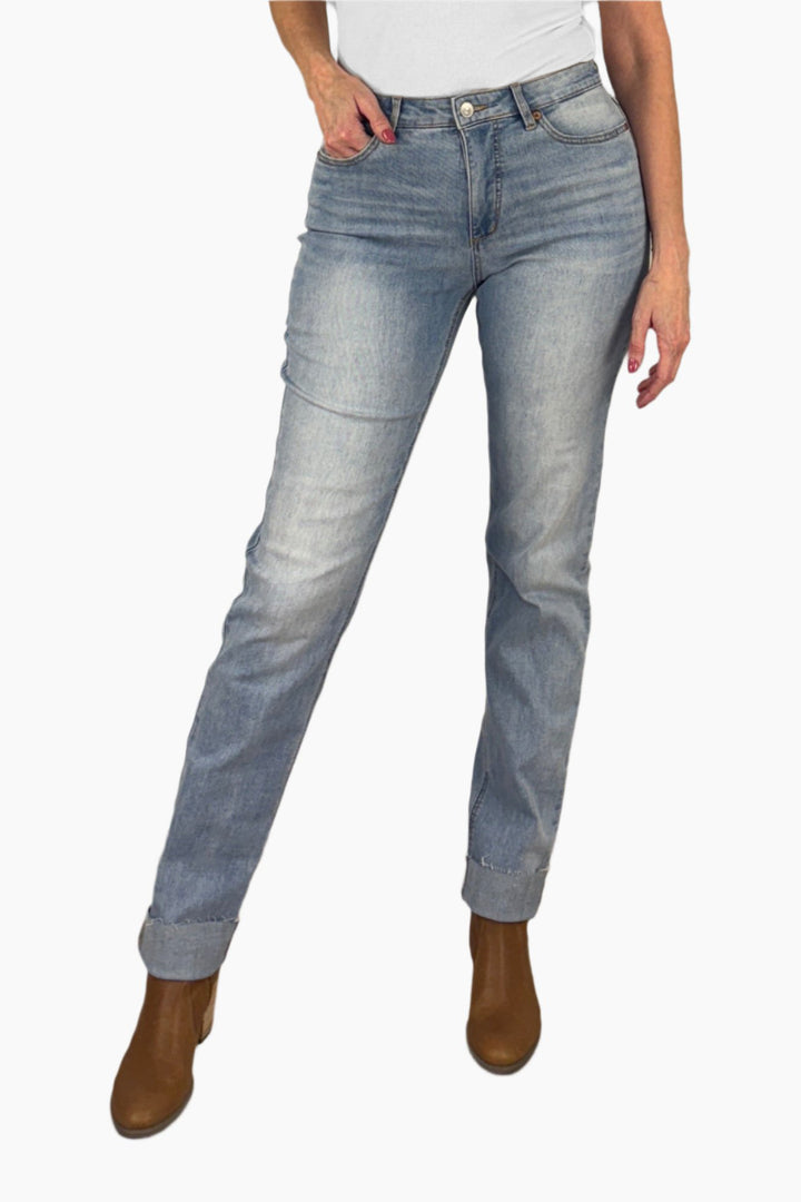 Audrey Straight Leg Girlfriend Jean