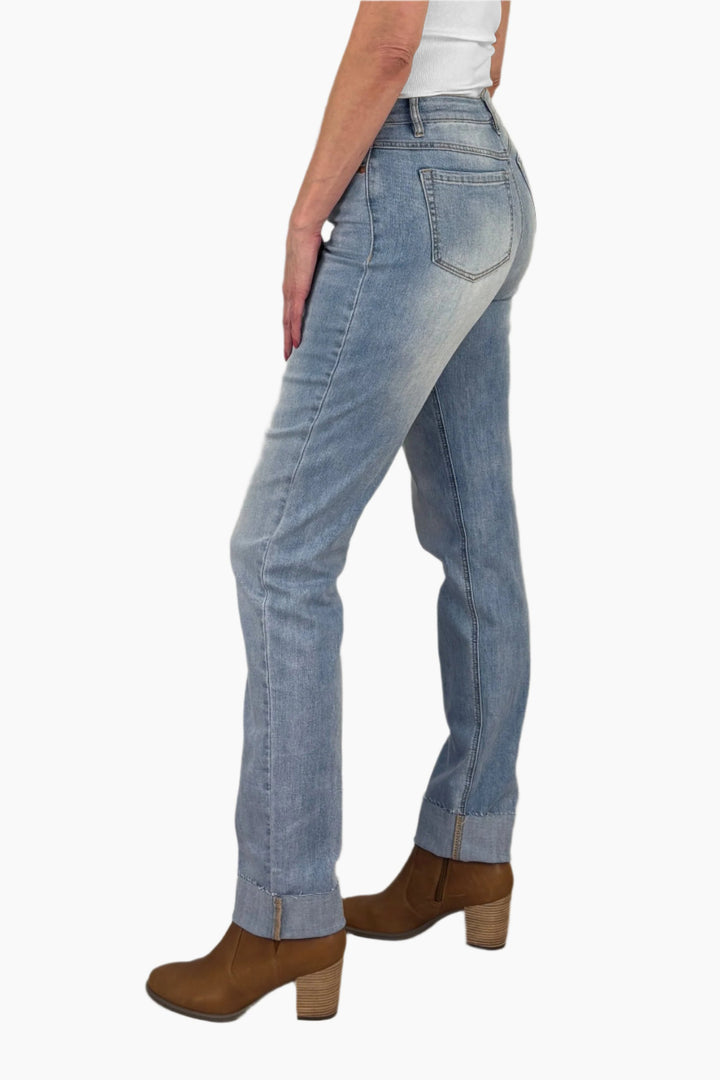 Audrey Straight Leg Girlfriend Jean