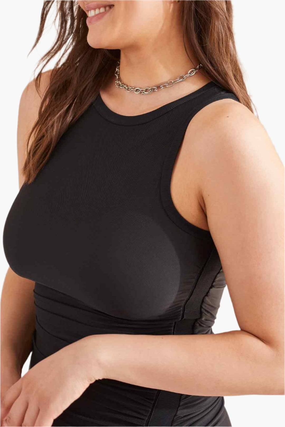Mesh Overlay Dress - Final sale