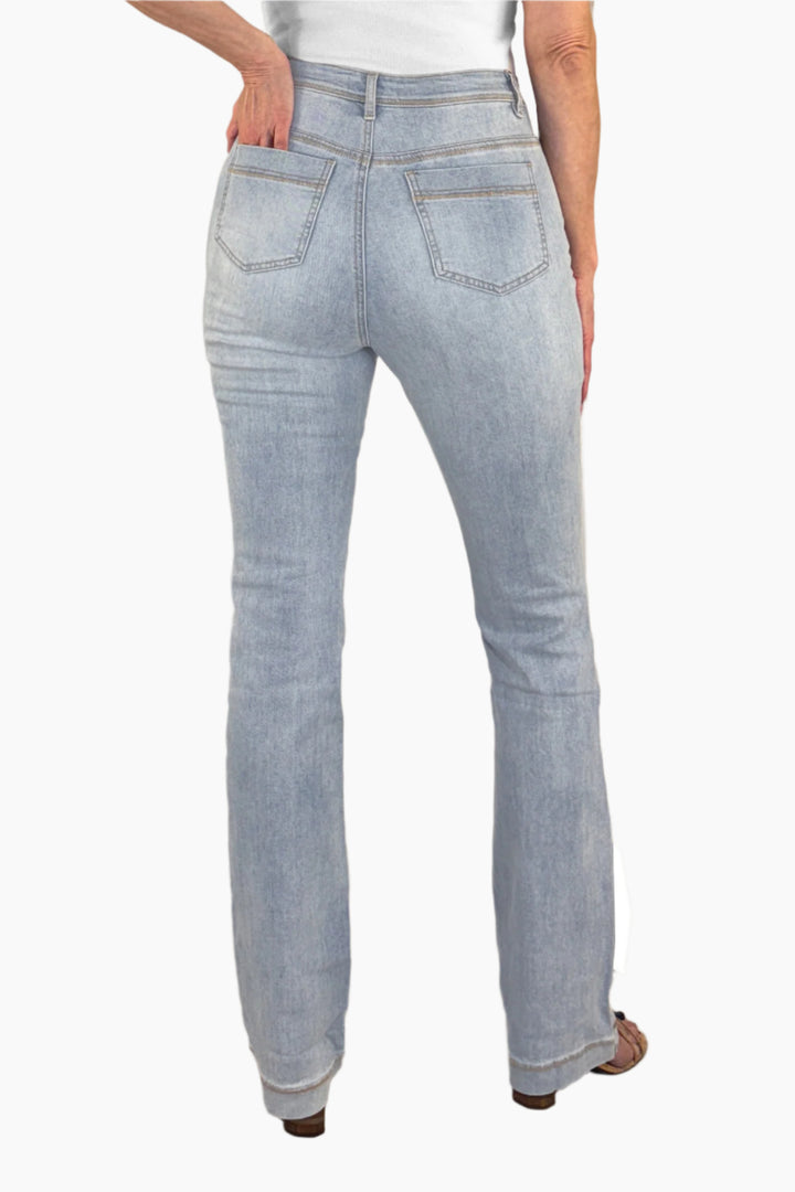 Brooke Button Fly Microflare Jean