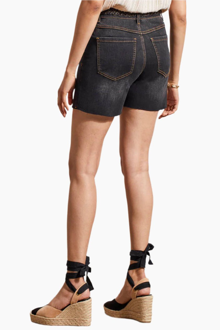 Braided Waist Denim Shorts - Final Sale