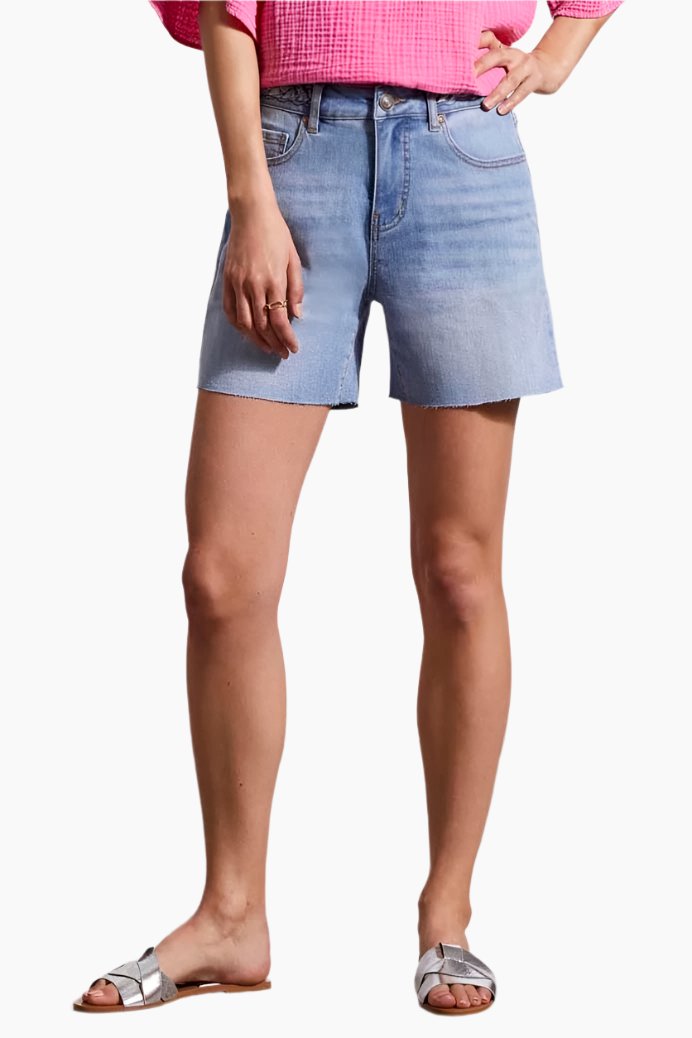 Braided Waist Denim Shorts - Final Sale
