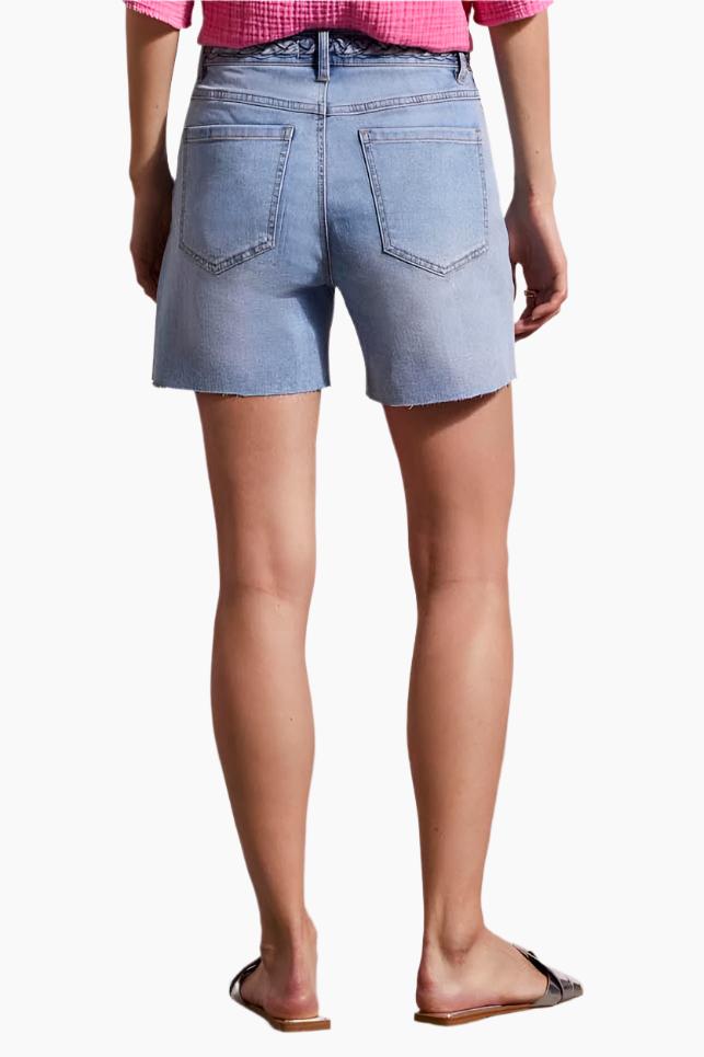 Braided Waist Denim Shorts - Final Sale