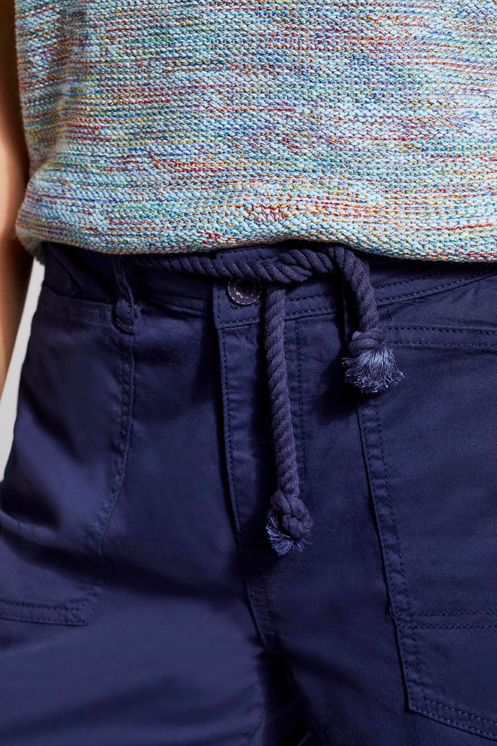 Nautical Wide Leg Twill Pant - Final Sale