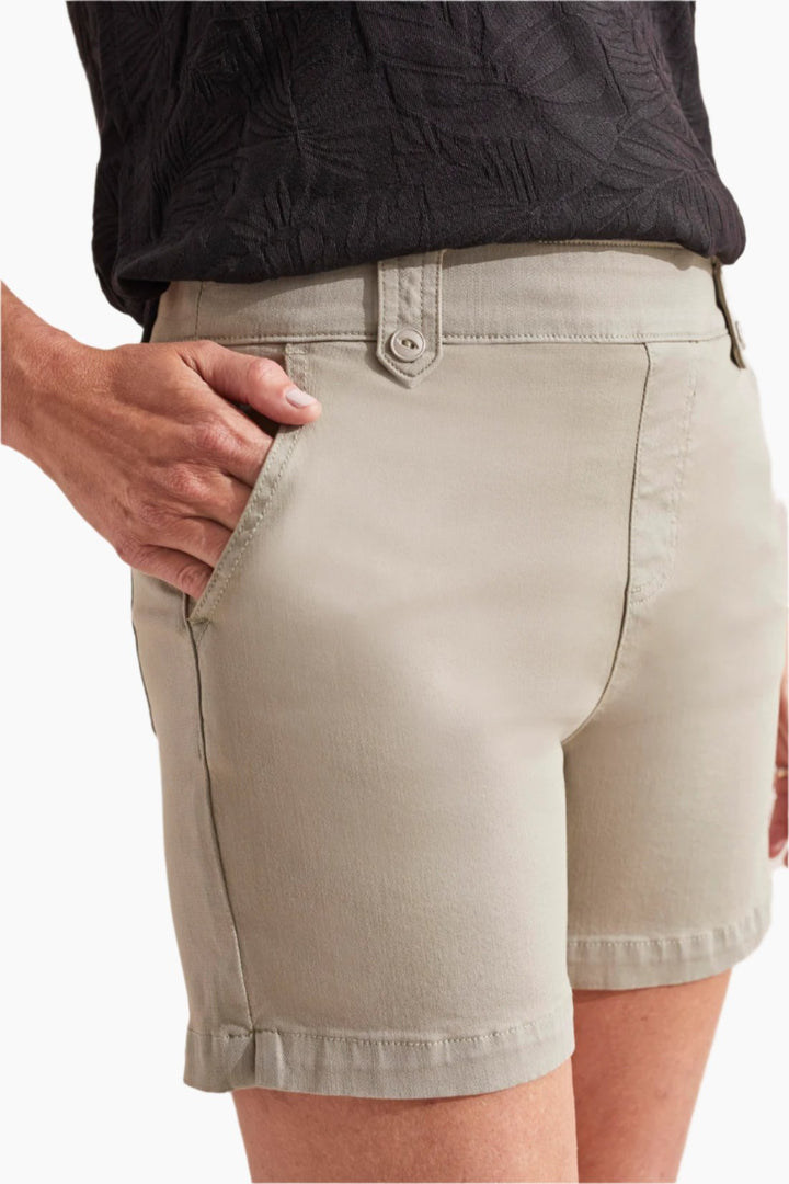 Pull On Twill Short - Final Sale