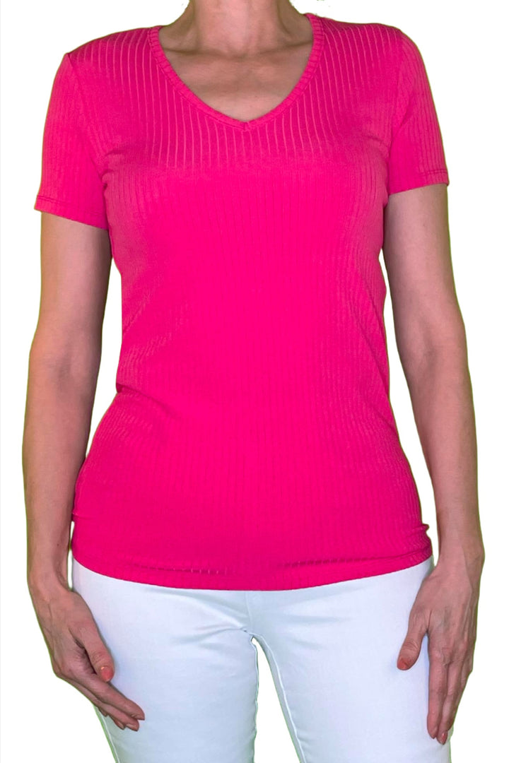Ribbed Short Sleeve Tee - Final Sale