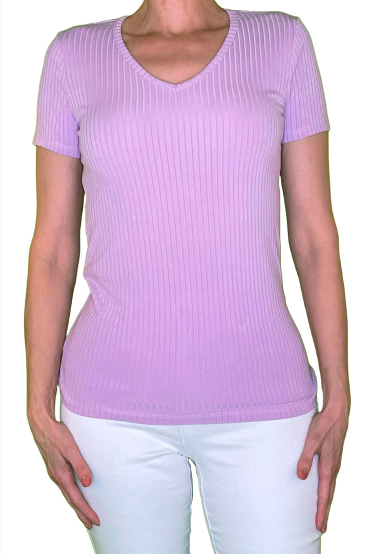 Ribbed Short Sleeve Tee - Final Sale