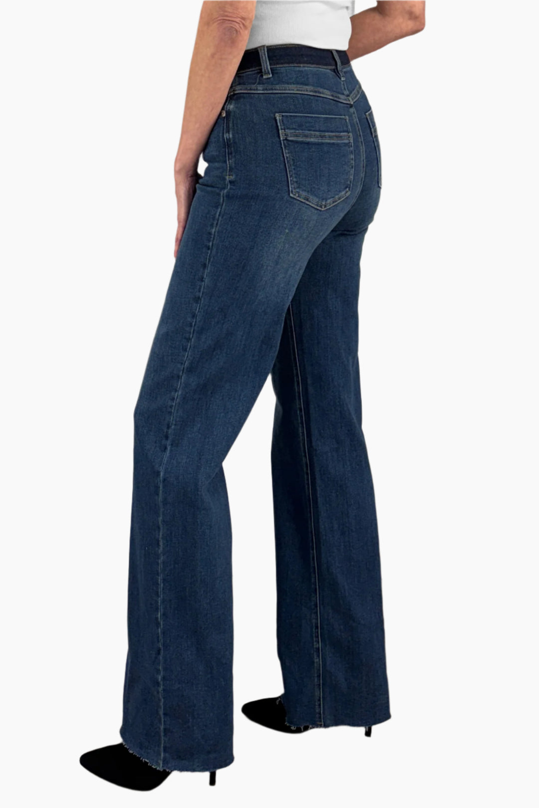 Sophia Contrast Wide Leg Jean
