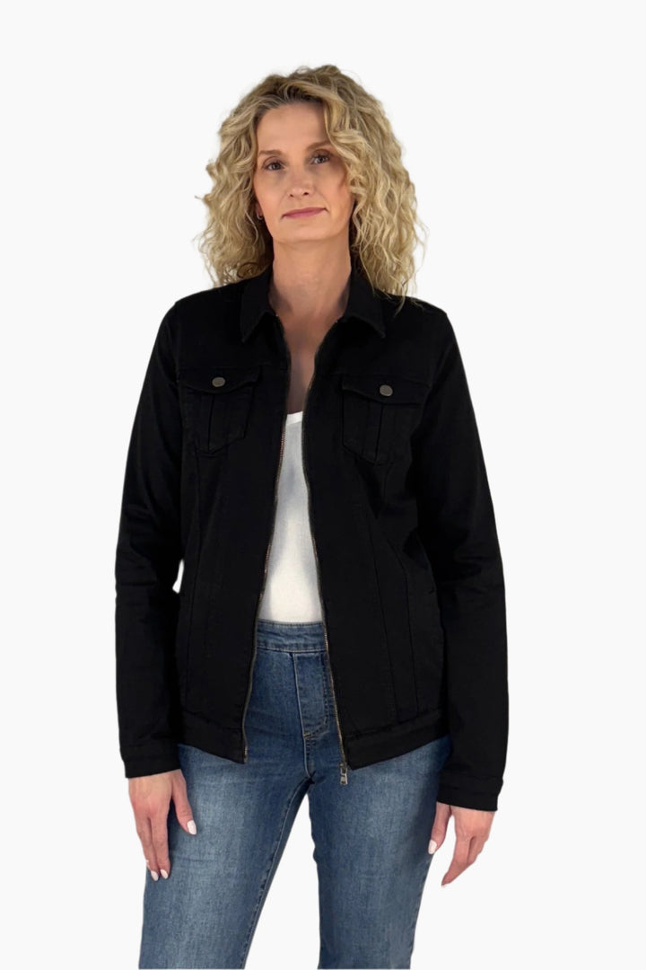 Zip Denim Jacket