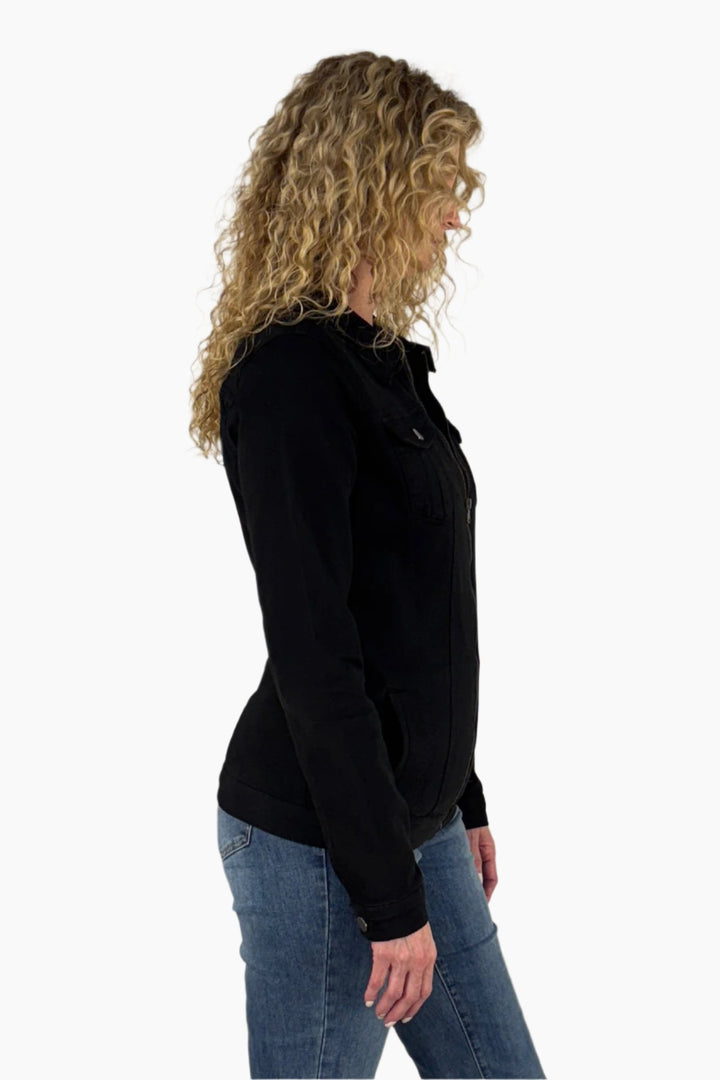 Zip Denim Jacket