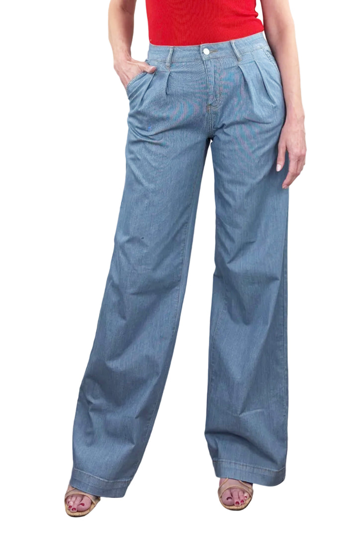 Railroad Stripe Tall Trouser Jean