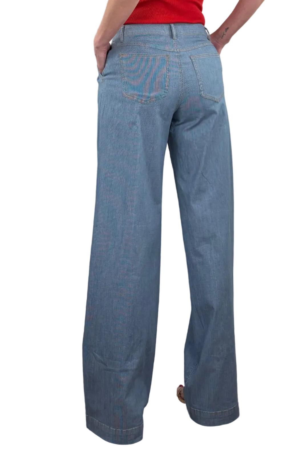 Railroad Stripe Tall Trouser Jean