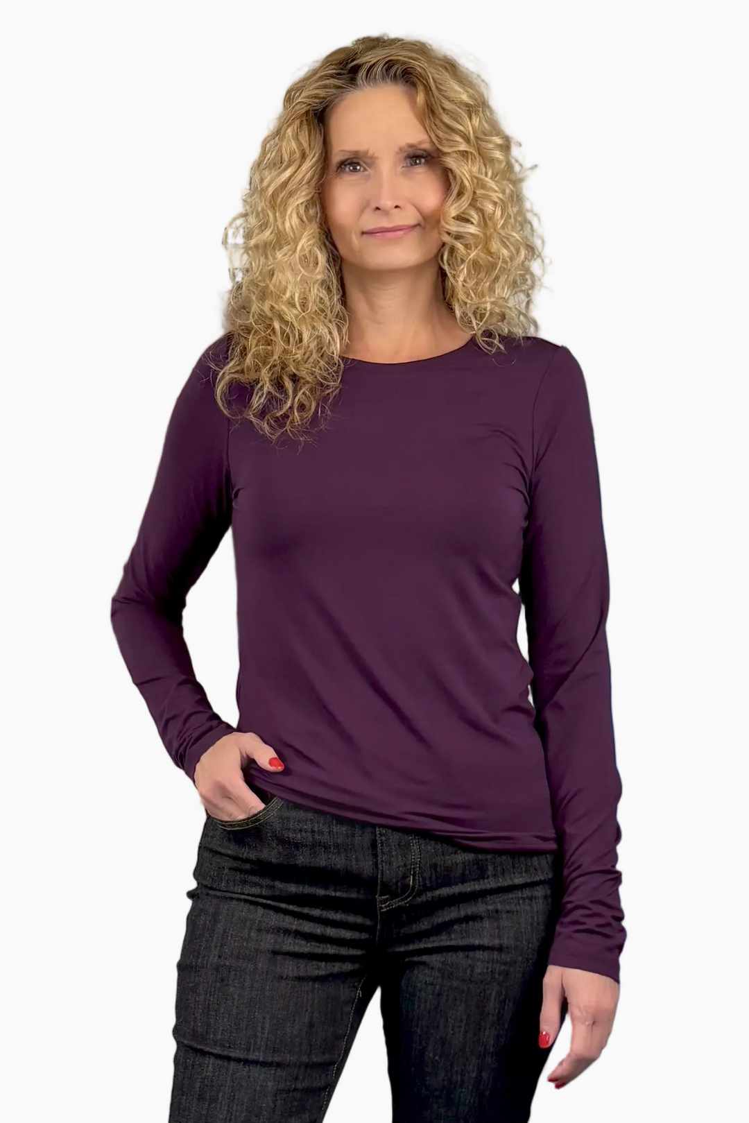 Bamboo Crew Neck Tall Tee