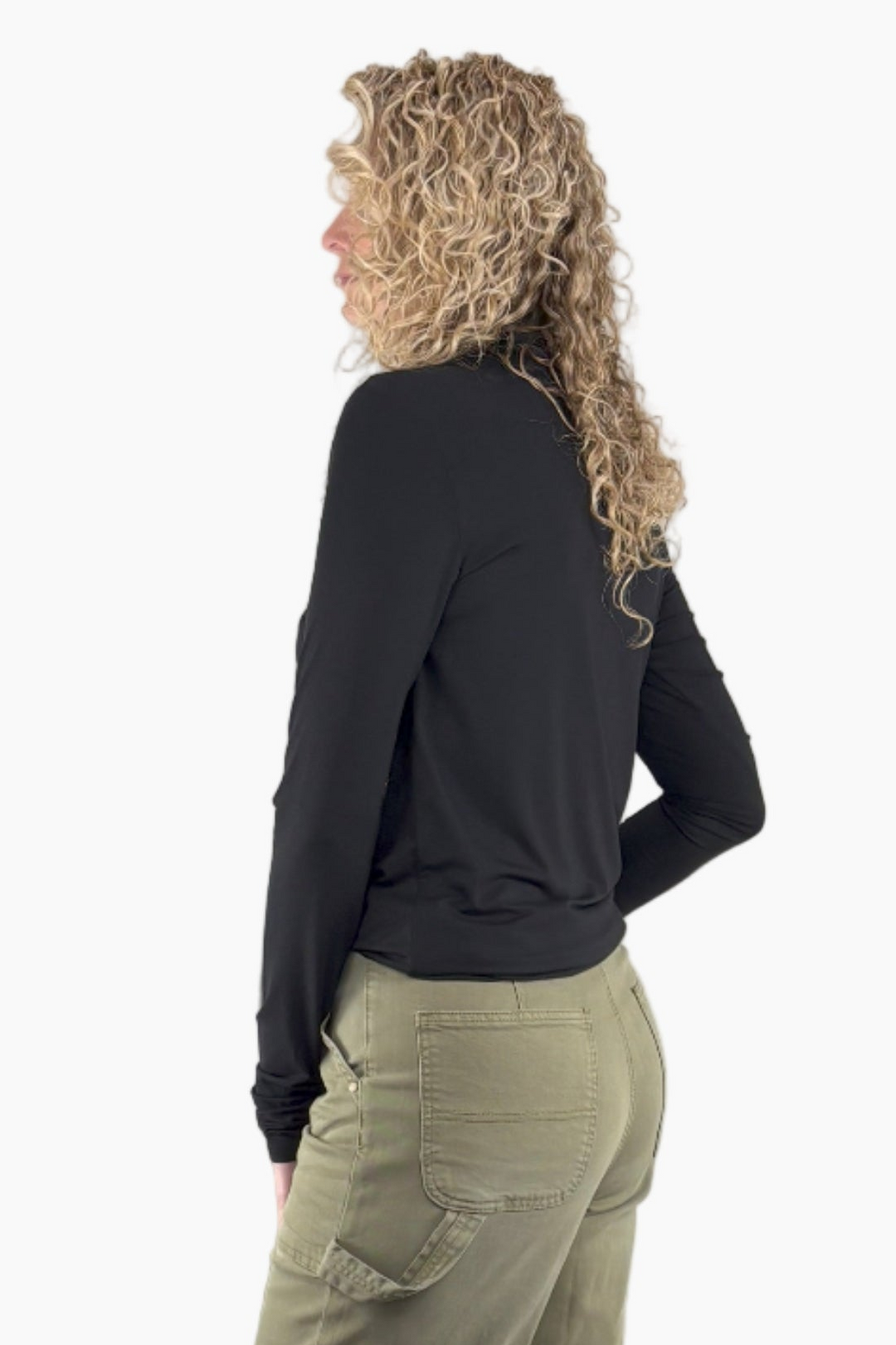 Bamboo Tall Turtleneck Tee