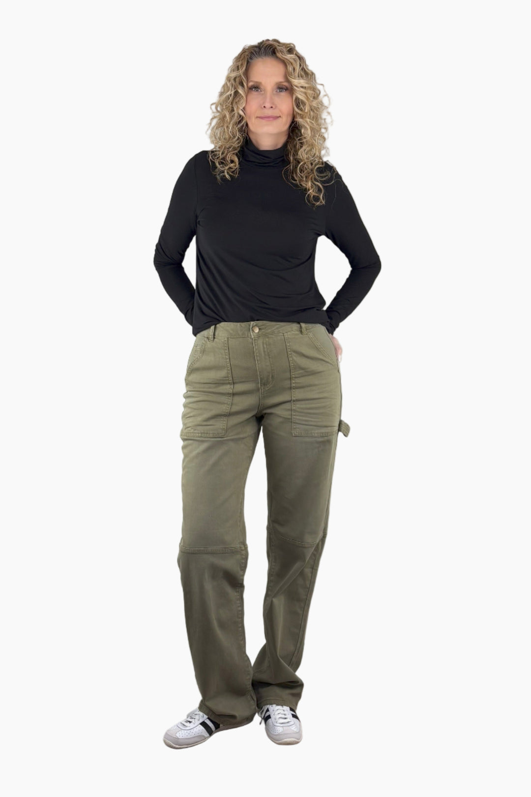 Bamboo Tall Turtleneck Tee