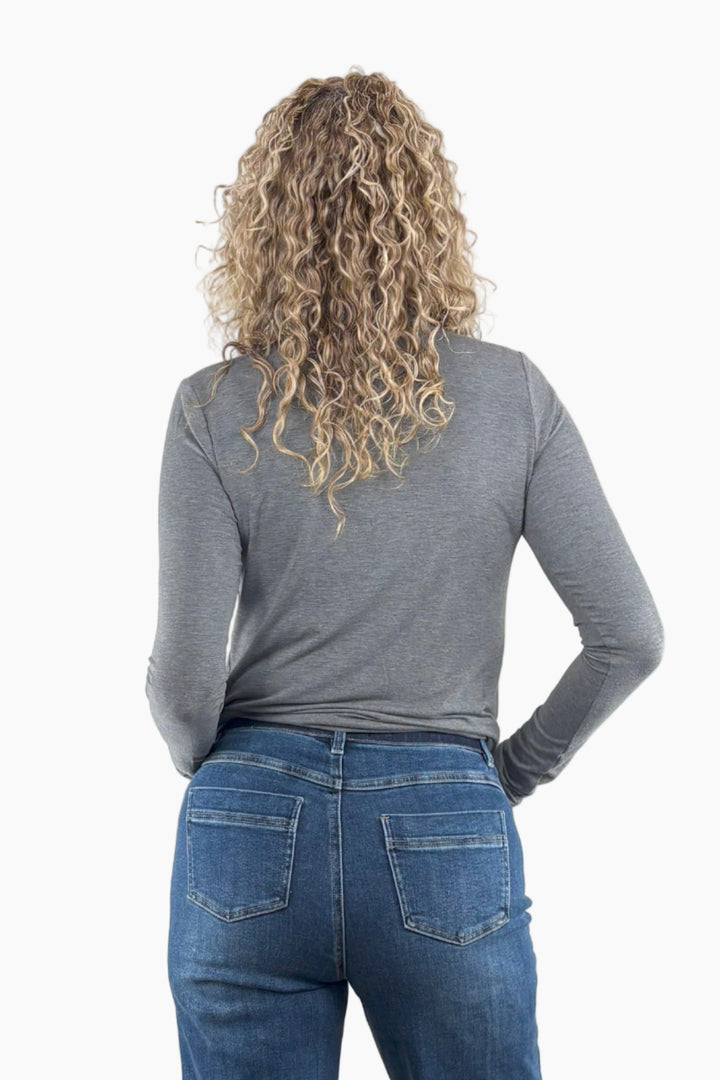 Bamboo Tall Turtleneck Tee