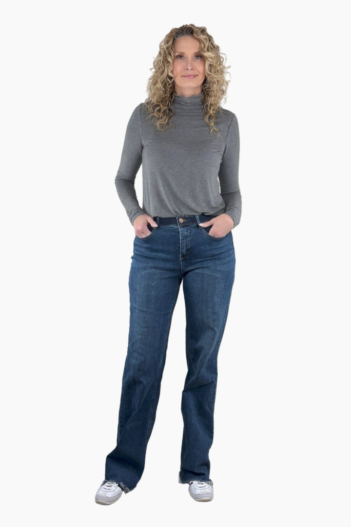 Bamboo Tall Turtleneck Tee