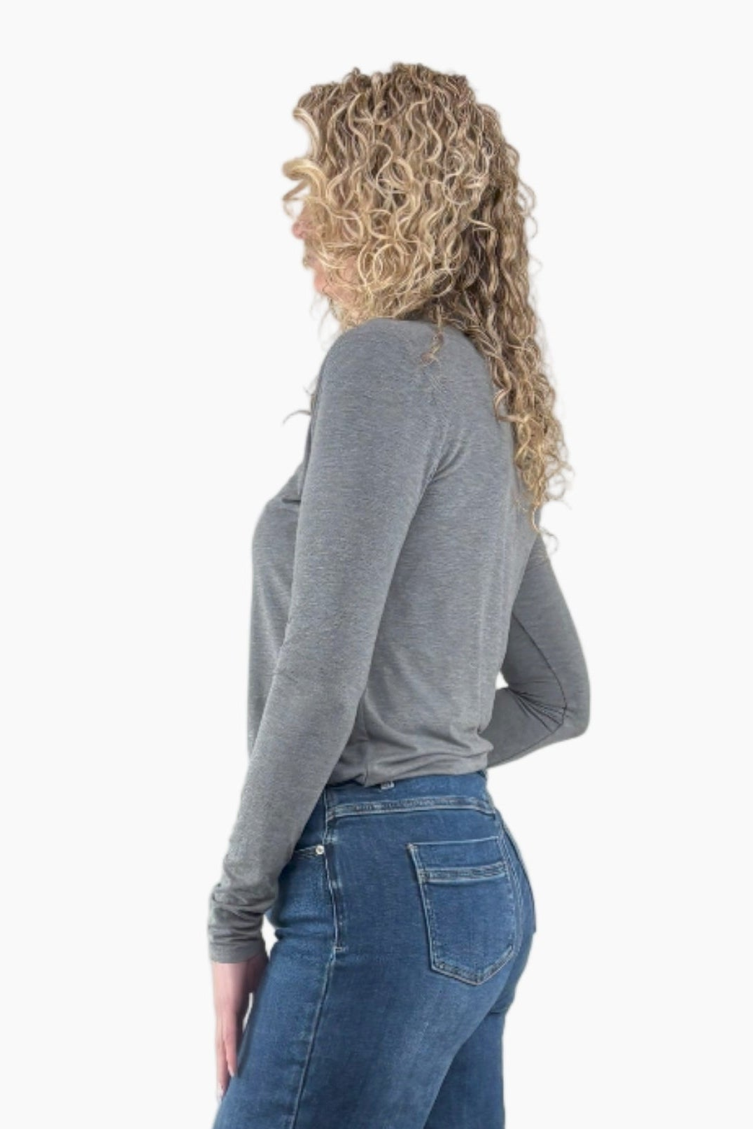 Bamboo Tall Turtleneck Tee