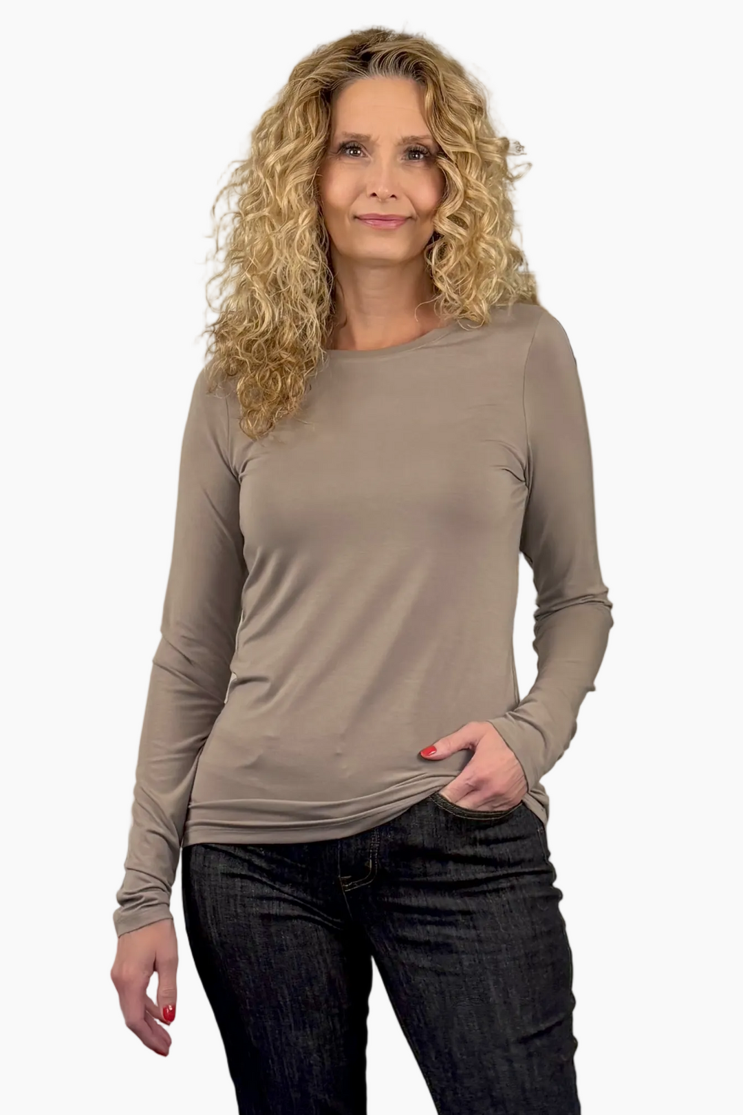 Bamboo Crew Neck Tall Tee