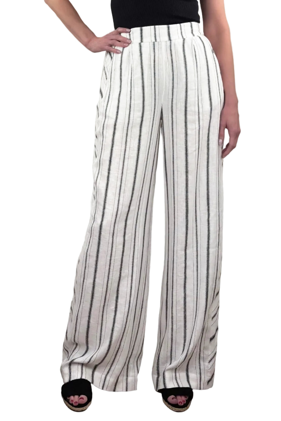 Striped Tall Linen Pant