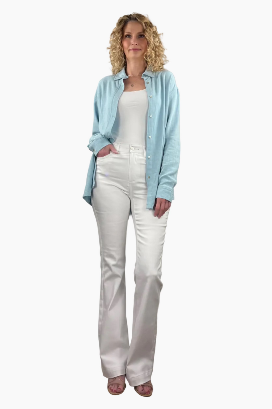 Breezy Tall Linen Button Up Shirt