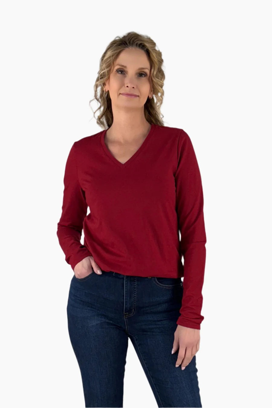 Cotton Long Sleeve Tall Tee