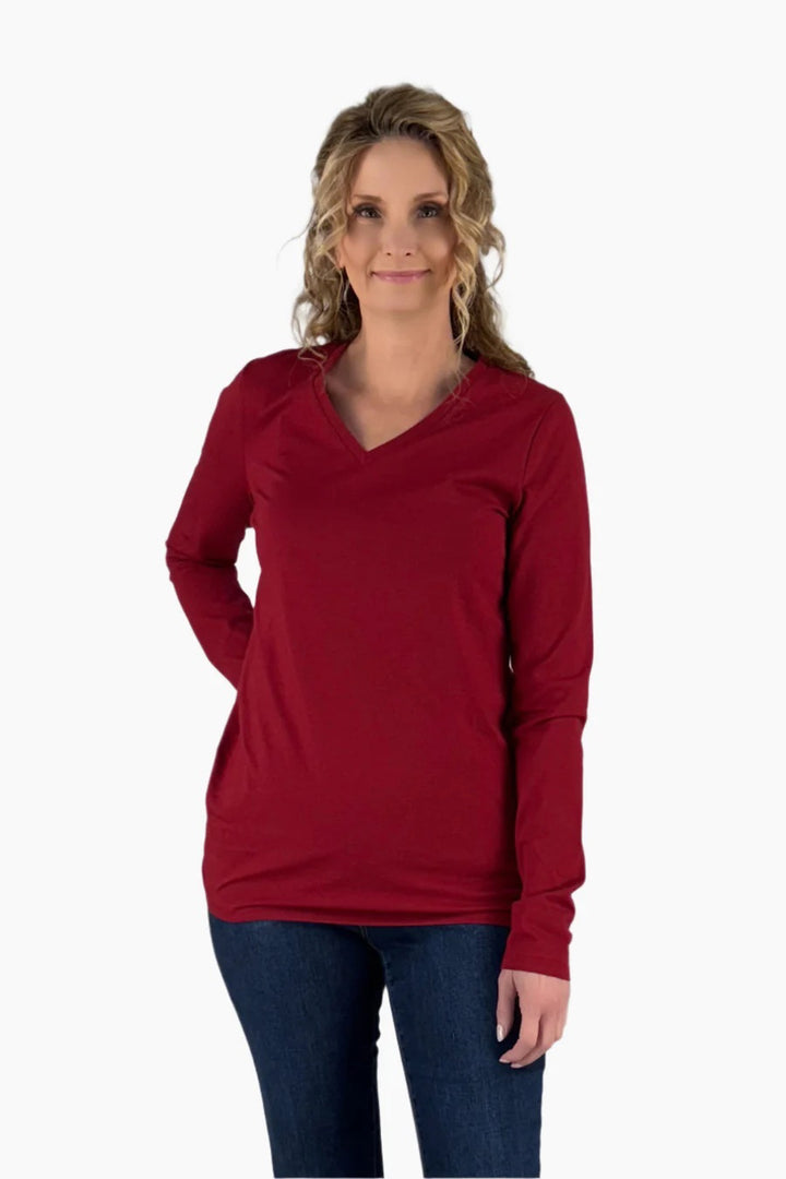 Cotton Long Sleeve Tall Tee