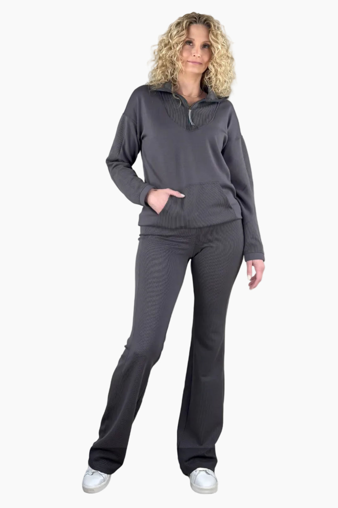 Luxe Rib Tall 1/2 Zip Sweatshirt