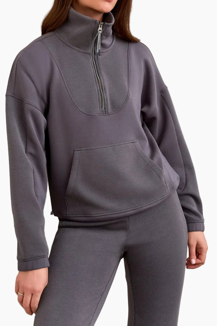 Luxe Rib Tall 1/2 Zip Sweatshirt