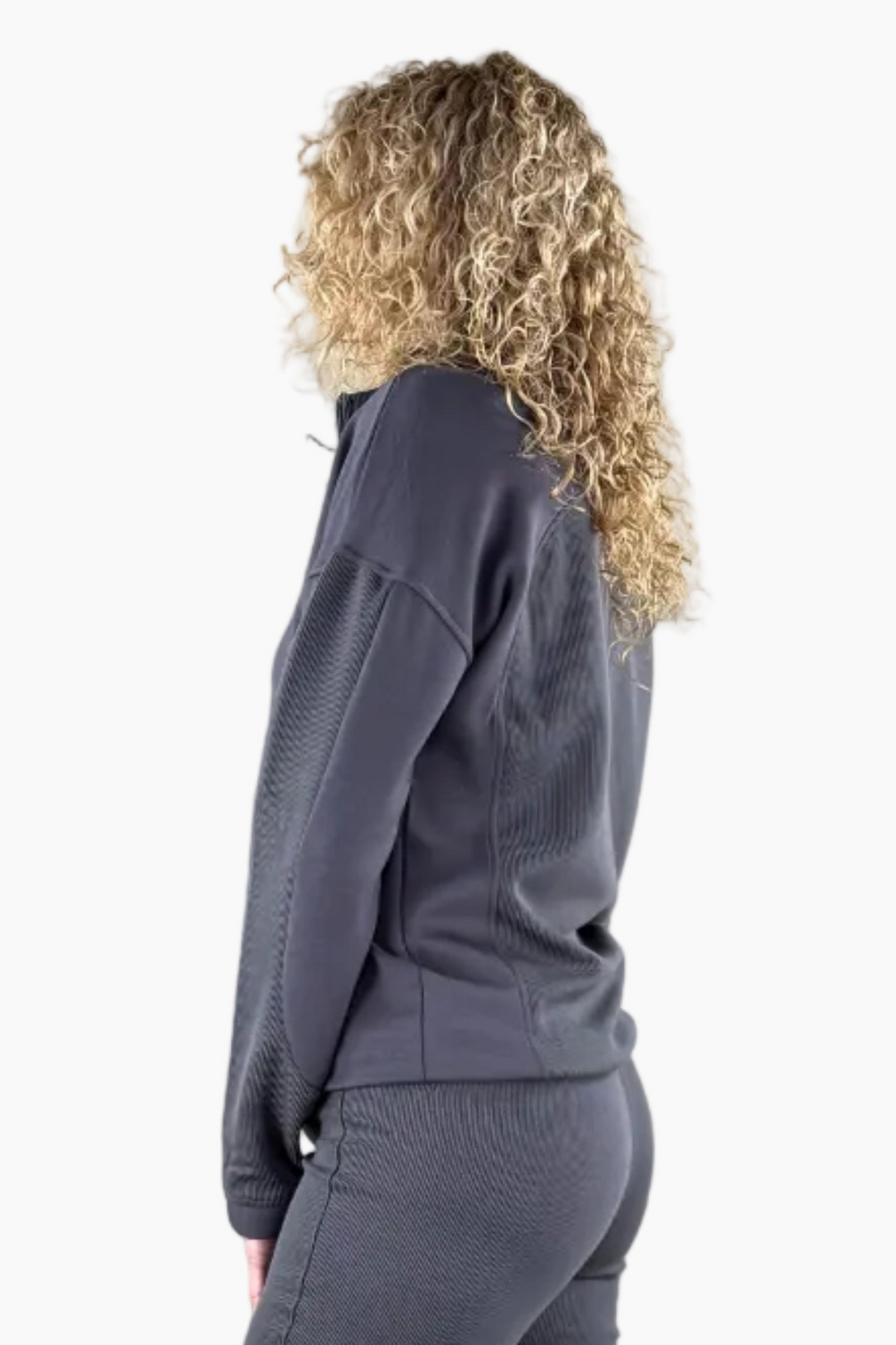 Luxe Rib Tall 1/2 Zip Sweatshirt