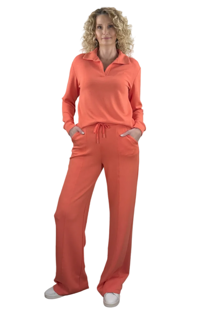 Luxe Johnny Collar Tall Pullover