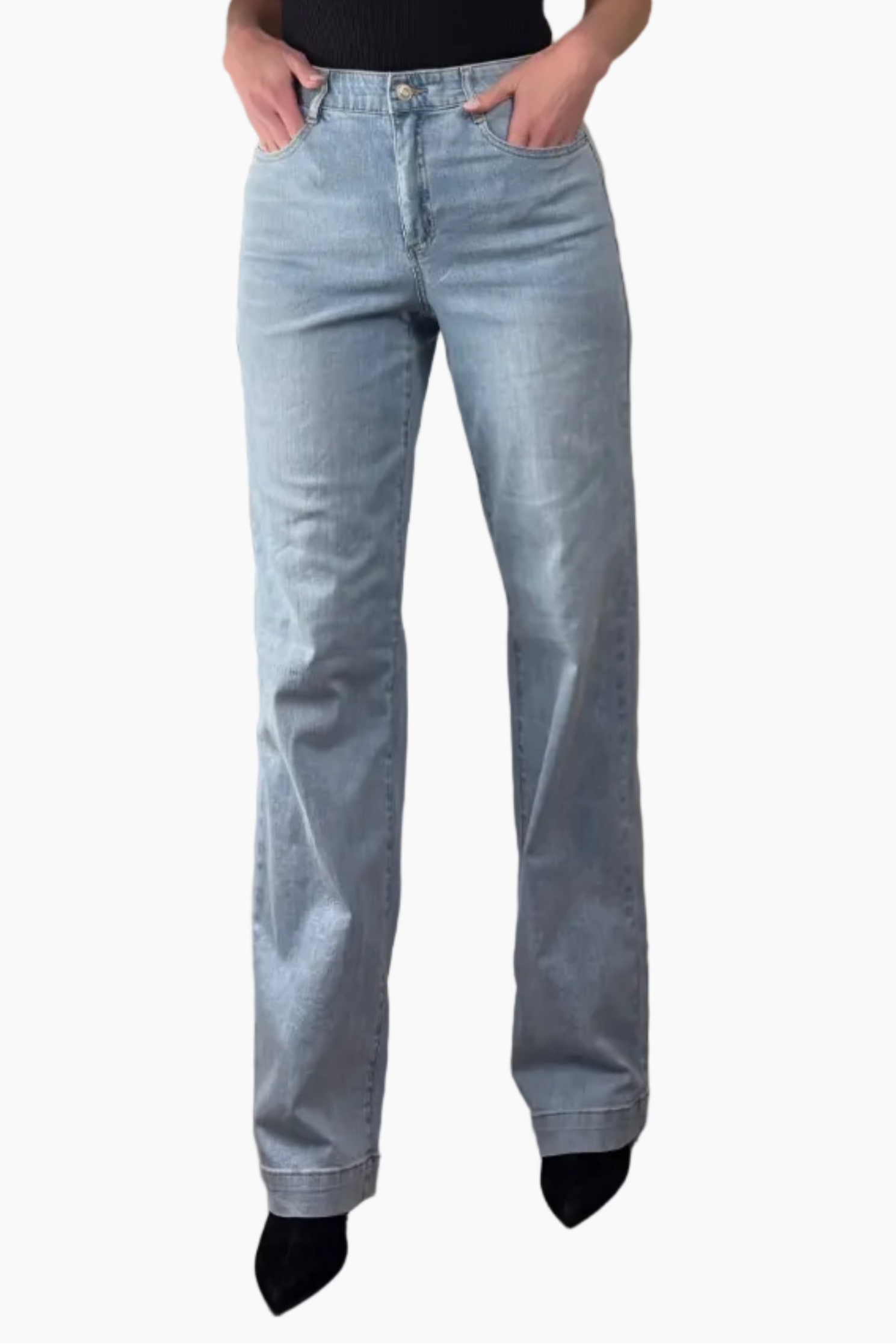 Audrey Comfort Tall Wide Leg Jean - Simply Tall Womens Clothing
