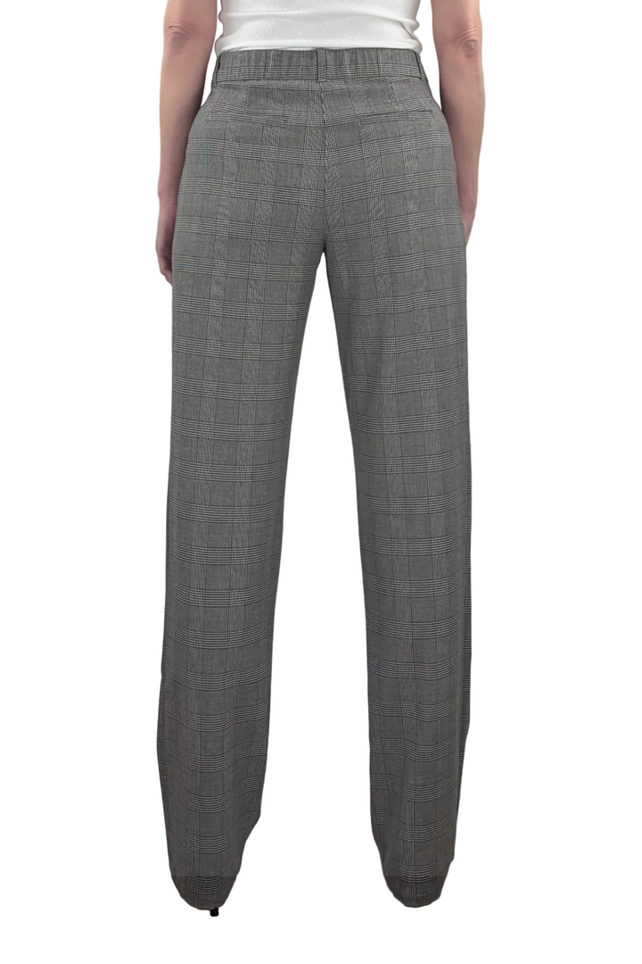 Plaid Straight Leg Tall Trouser