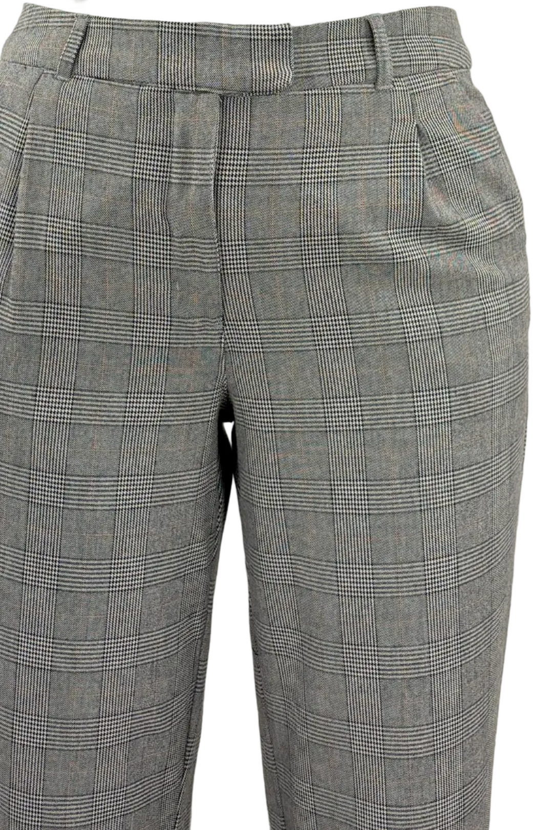 Plaid Straight Leg Tall Trouser