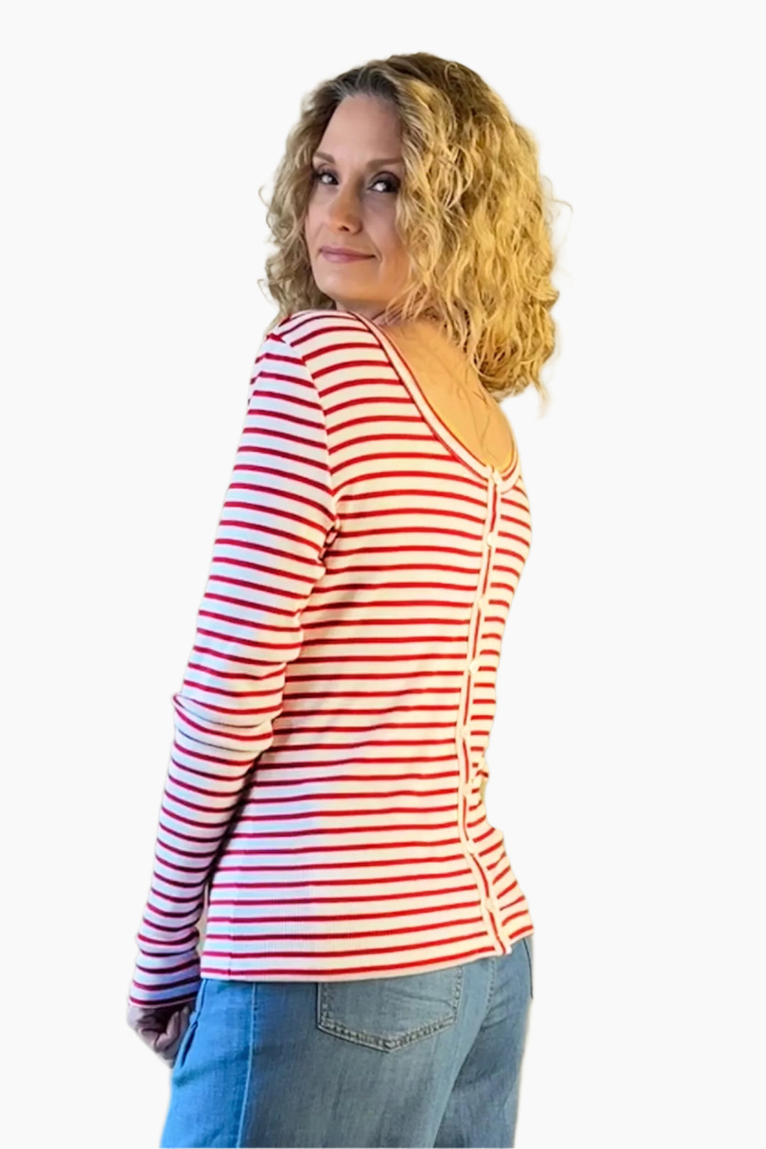 Zoey Ribbed Cardi Top