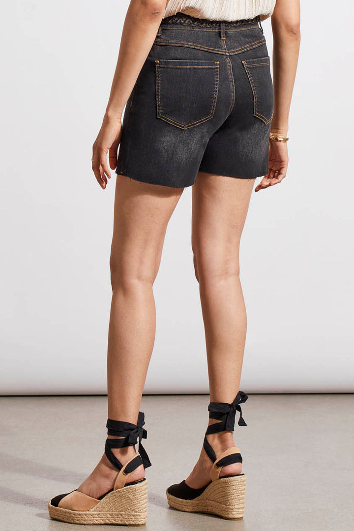 Braided Waist Denim Shorts - Final Sale