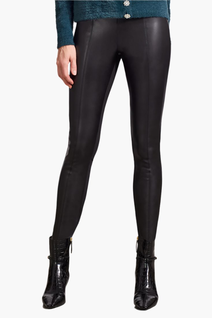 Leather & Ponte Legging - Final Sale
