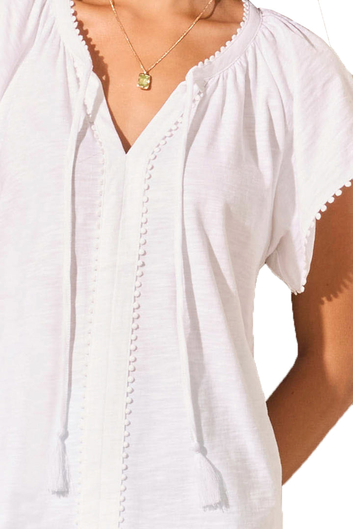 Ava Tassel Trim Top