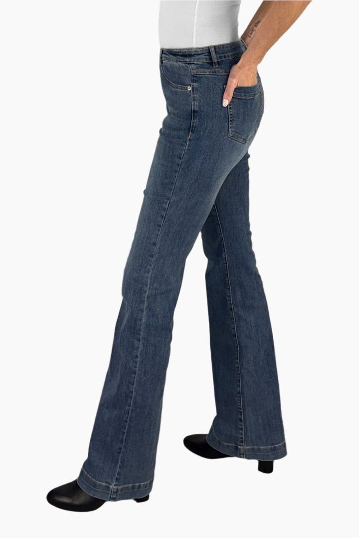 Pull On Flare Jean