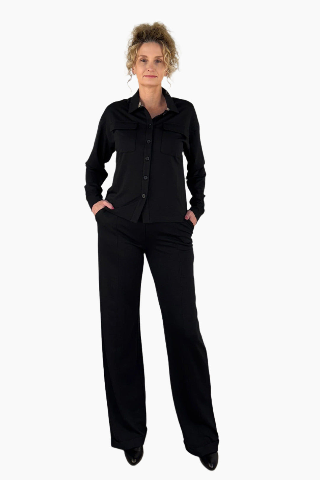 French Terry Tall Cuffed Pant