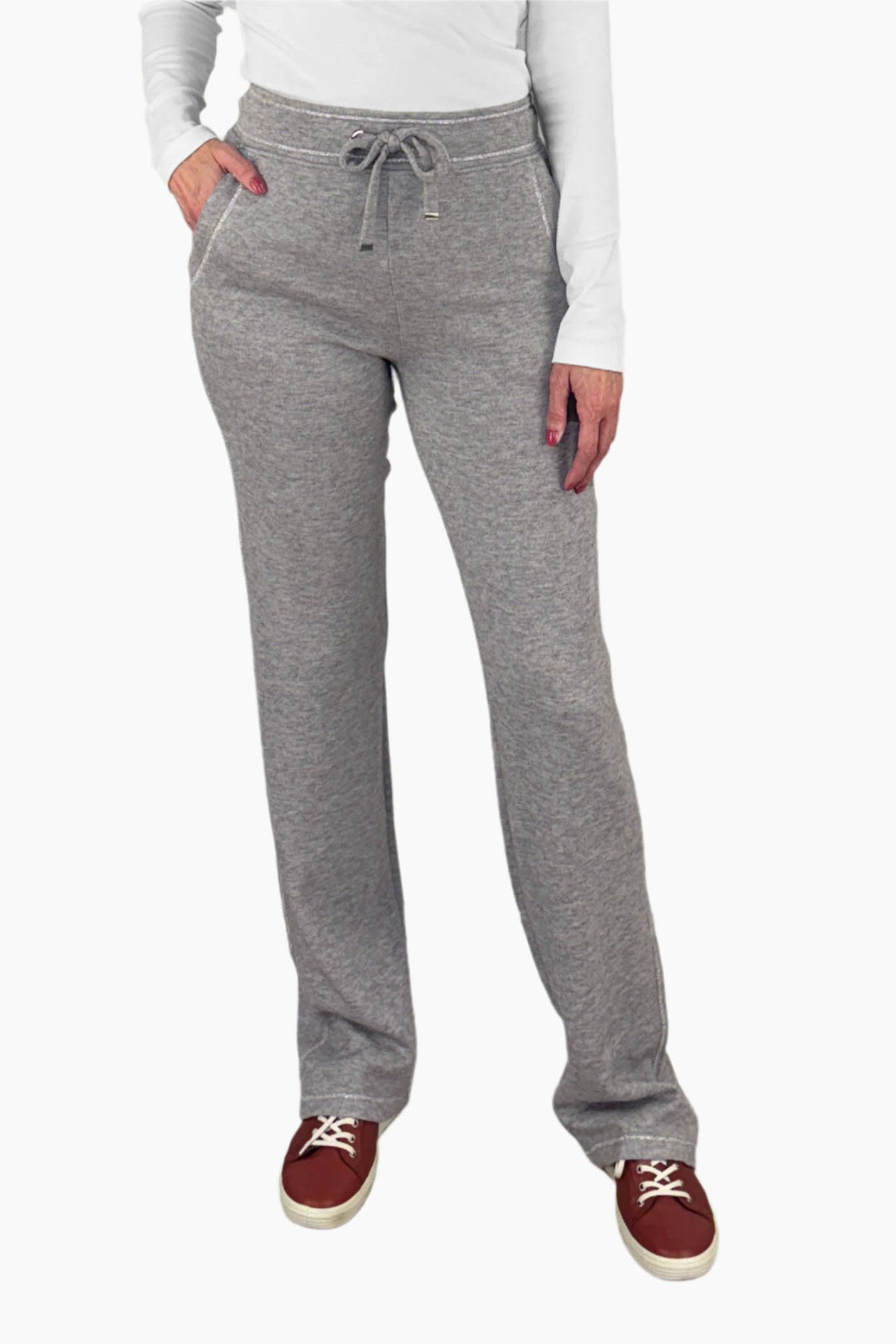 Metallic Sweater Pant