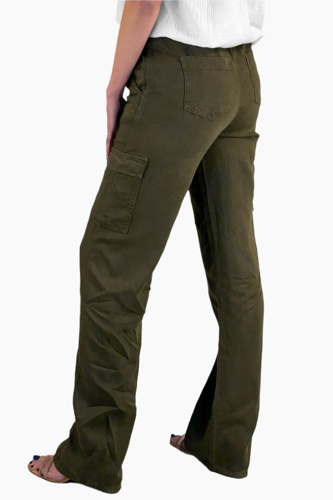 Wide Leg Military Cargo Pant