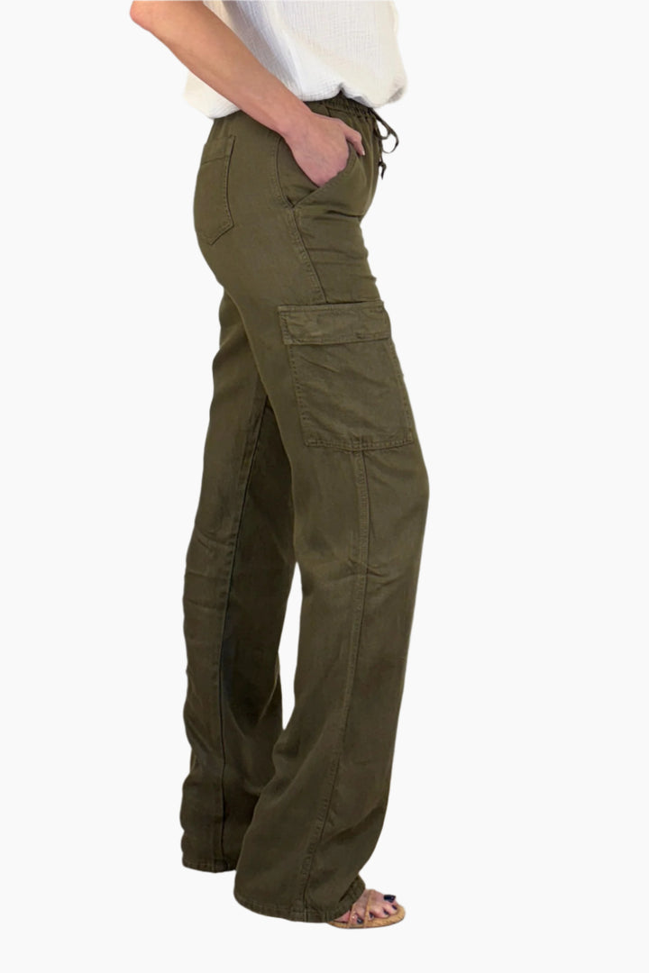 Wide Leg Military Cargo Pant