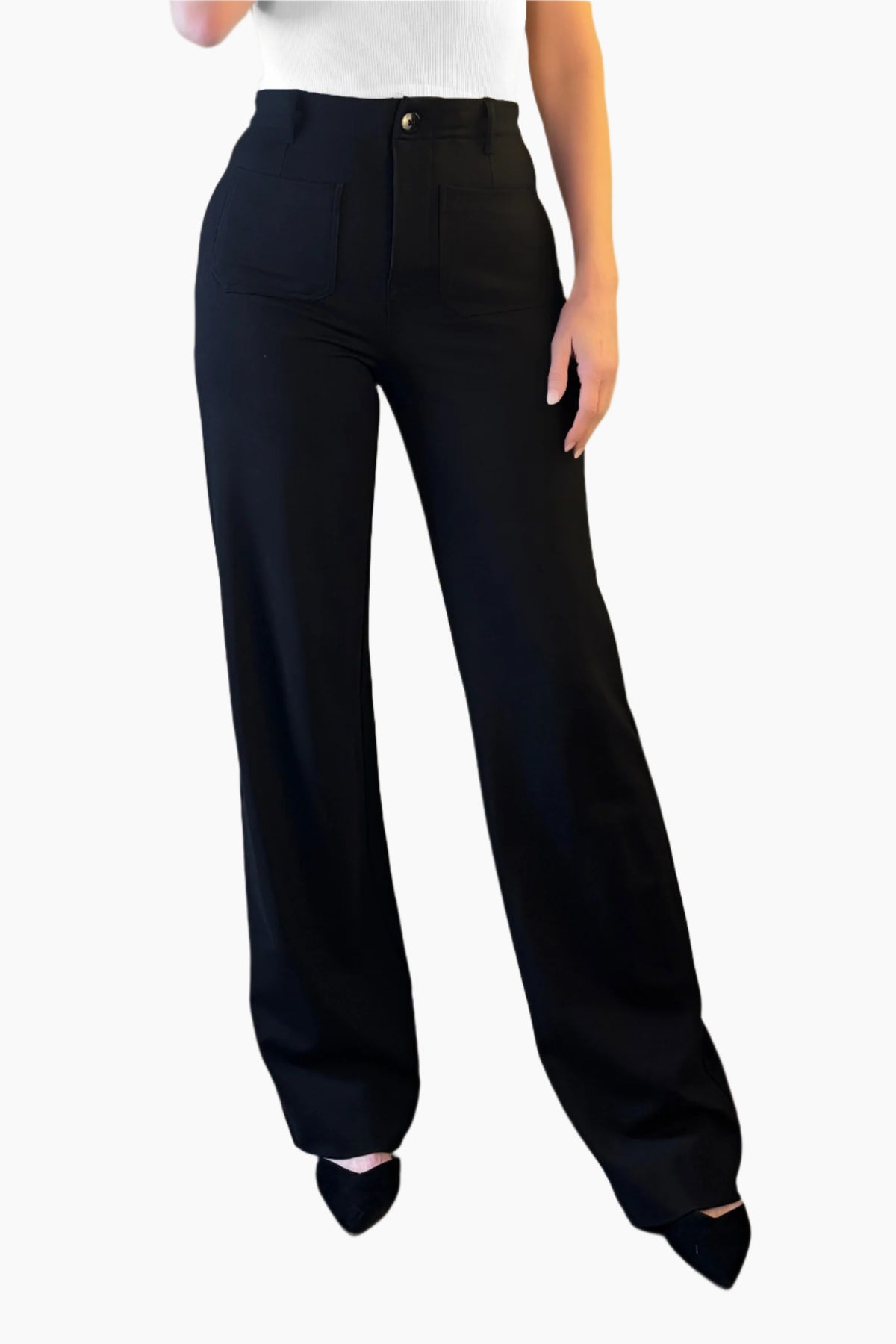 Simply Tall Womens Clothing - Signature Ponte Tall Trouser