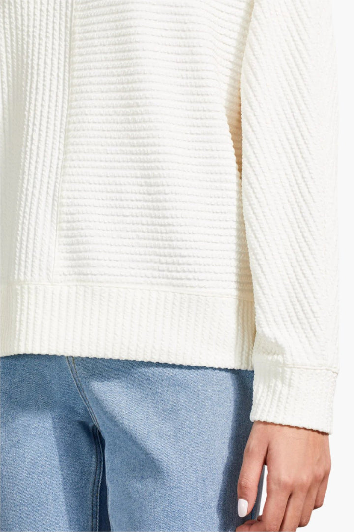 Textured Stripe Top - Final Sale