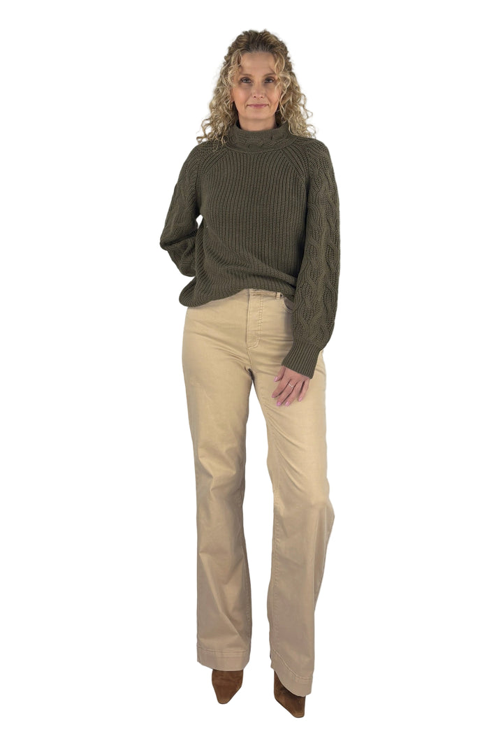 Pure Cotton Tall Cable Sweater