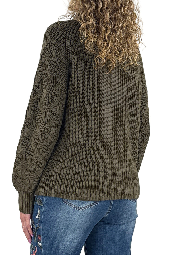 Pure Cotton Tall Cable Sweater