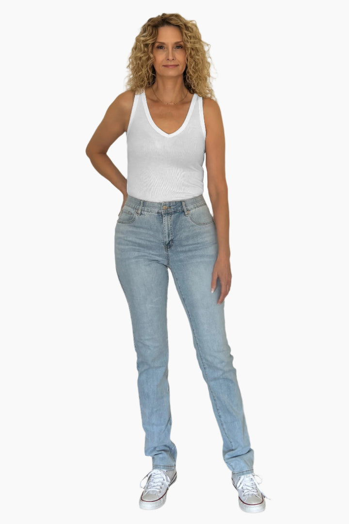 Sophia Curvy Straight Leg Jean - 36" Inseam