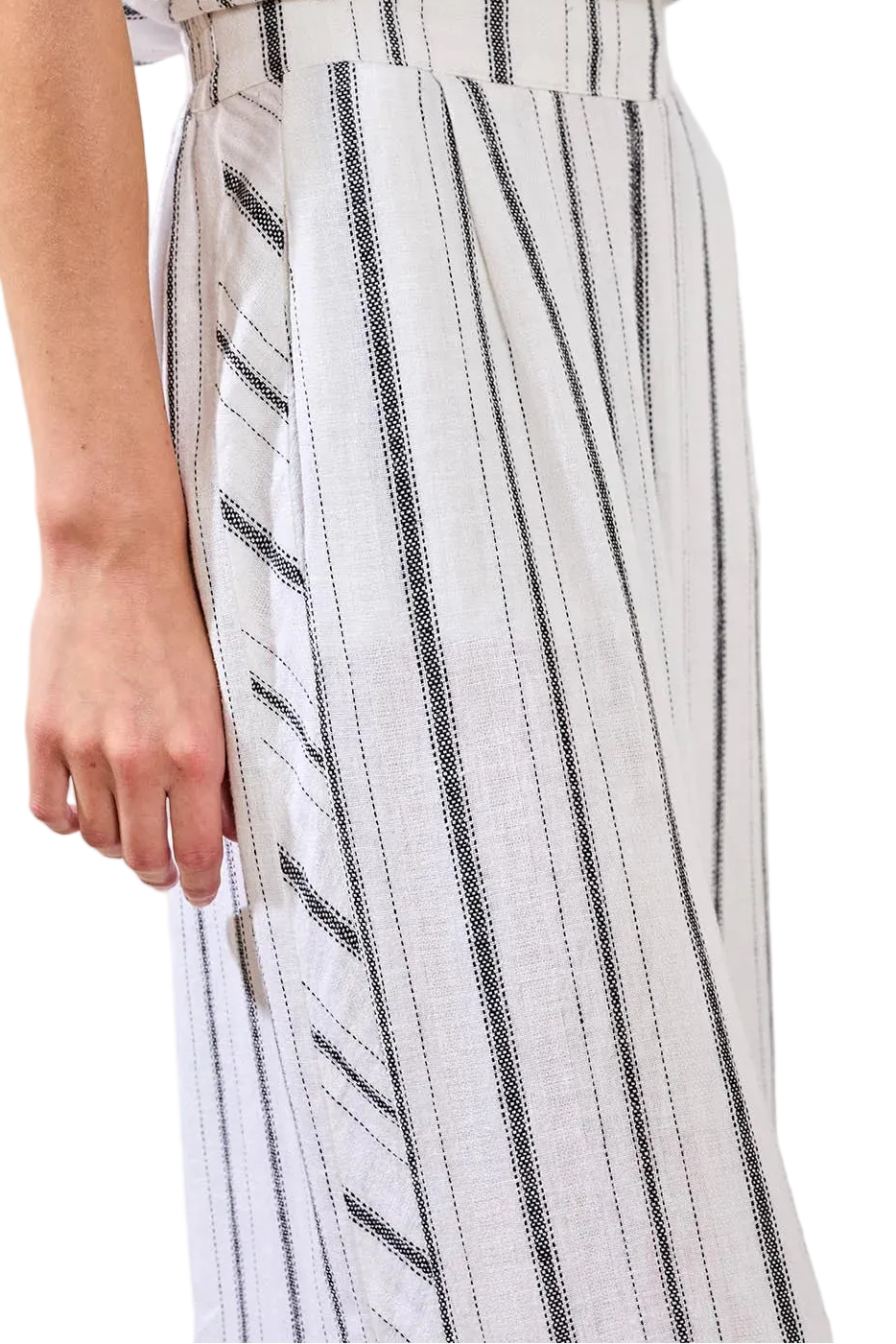 Striped Tall Linen Pant